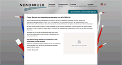 Desktop Screenshot of novobrush.de